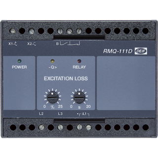 RMQ-111D & RMQ-121D Loss of Excitation Relay/Over-excitation Relay